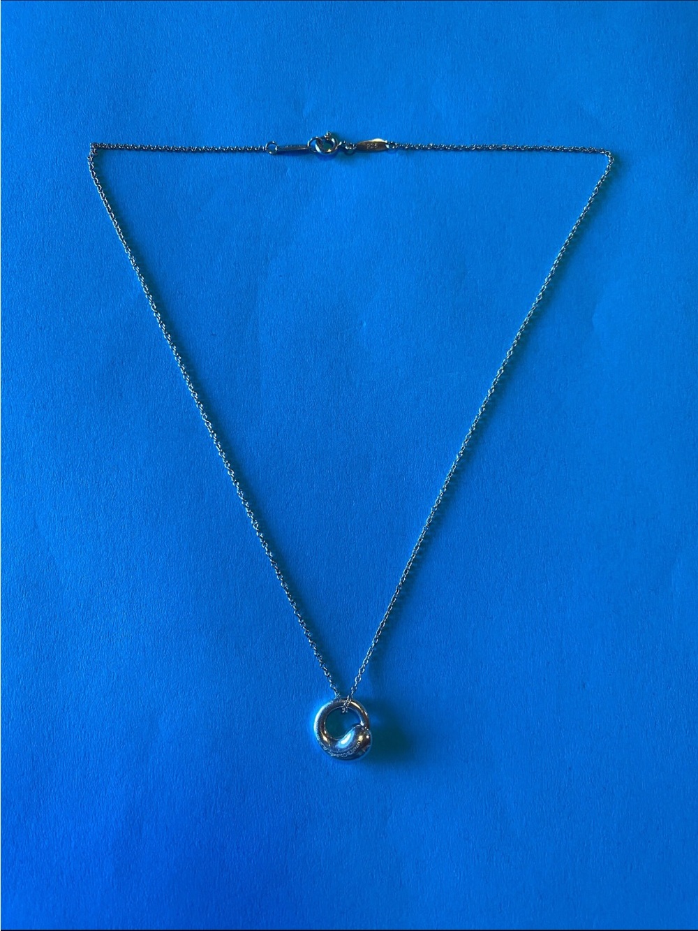Tiffany Co. Elsa Peretti small eternal circle 16” necklace - Women Jewelry